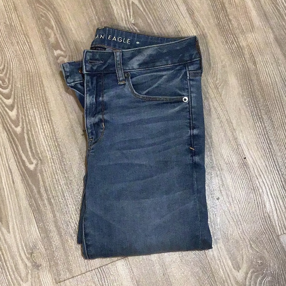 Worn once- AE skinny jeans